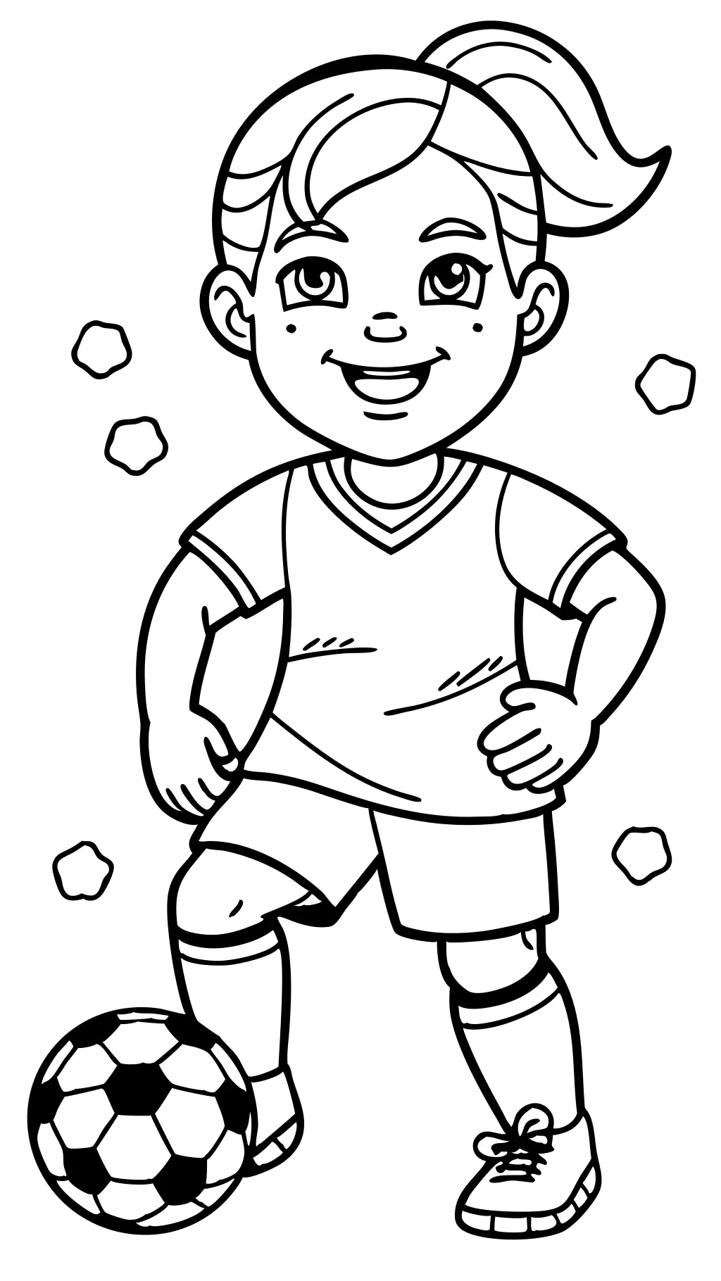 coloriages de football gratuit